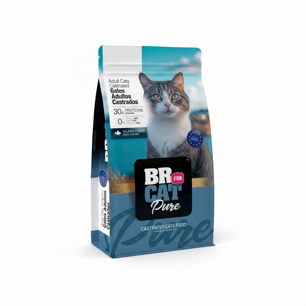 Br For Cat Gato Castrados Sabor Salmón