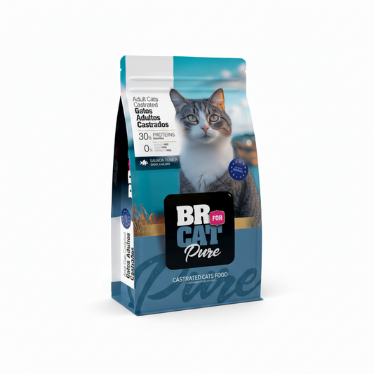 Br For Cat Gato Castrados Sabor Salmón