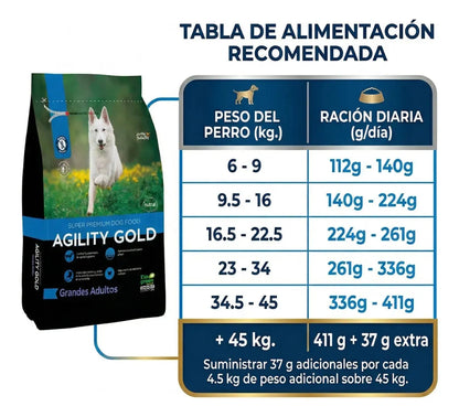 Agility Gold Grandes Adultos 15 Kg