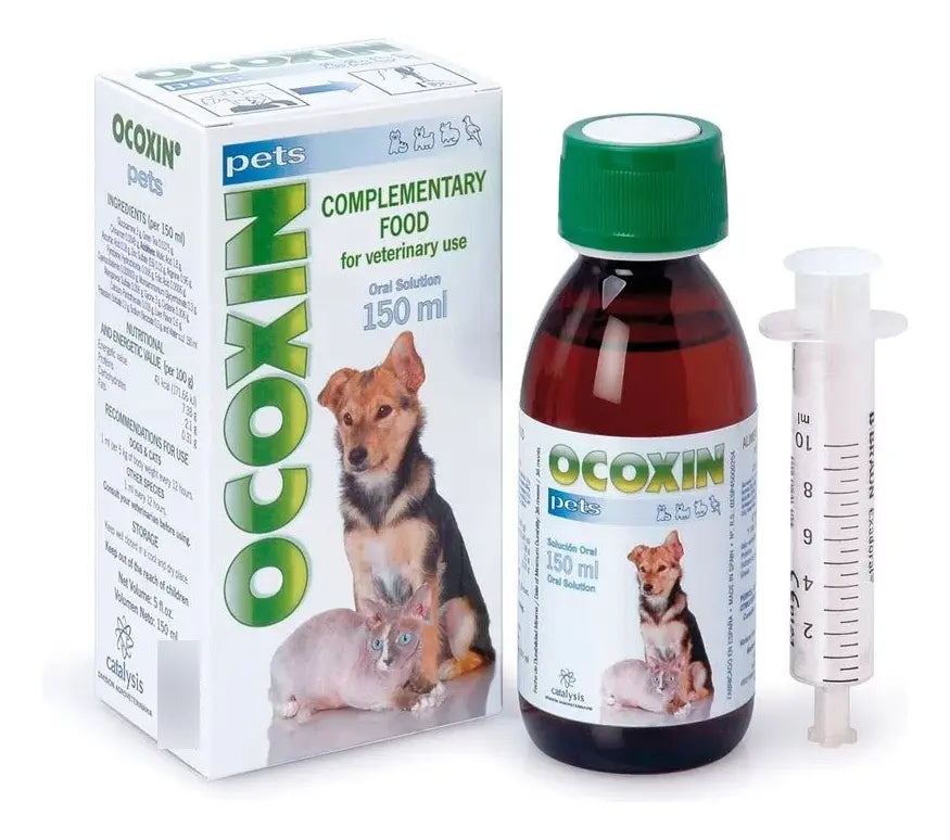 Ocoxin Pets Suplemento Líquido Vecol Perros/Gatos 150ml Extractos Naturales