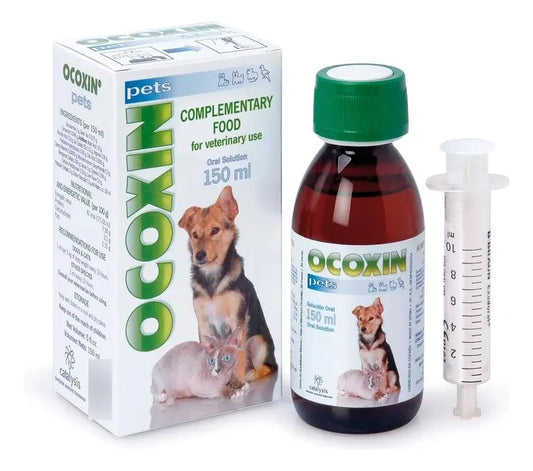 Ocoxin Pets Suplemento Líquido Vecol Perros/Gatos 150ml Extractos Naturales