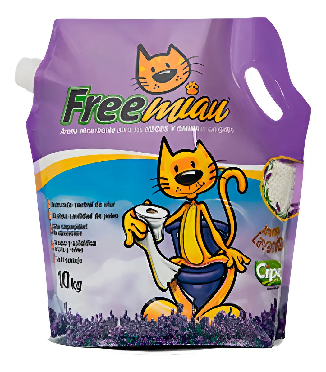 Arena Free Miau Lavanda 10 Kg