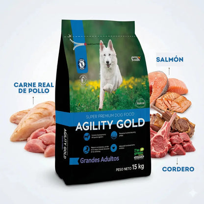 Agility Gold Grandes Adultos 15 Kg