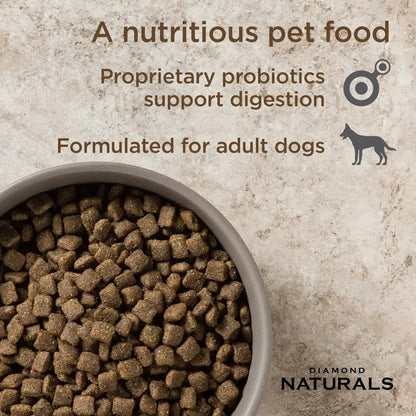 Diamond Naturals para Perro Adulto de Cordero y Arroz 18.14 kg