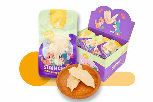 Steam chick pollo al vapor en tiras