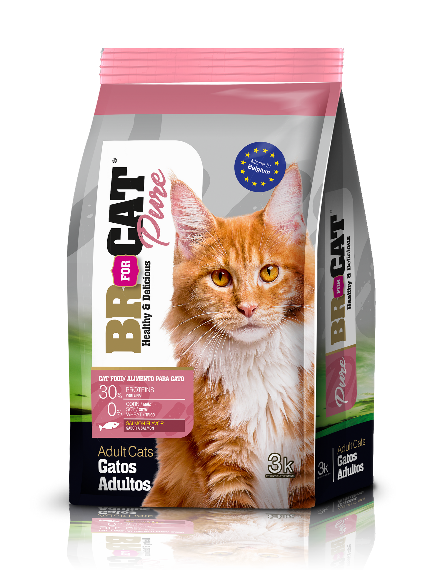 Br For Cat Gato Adulto Sabor Salmon